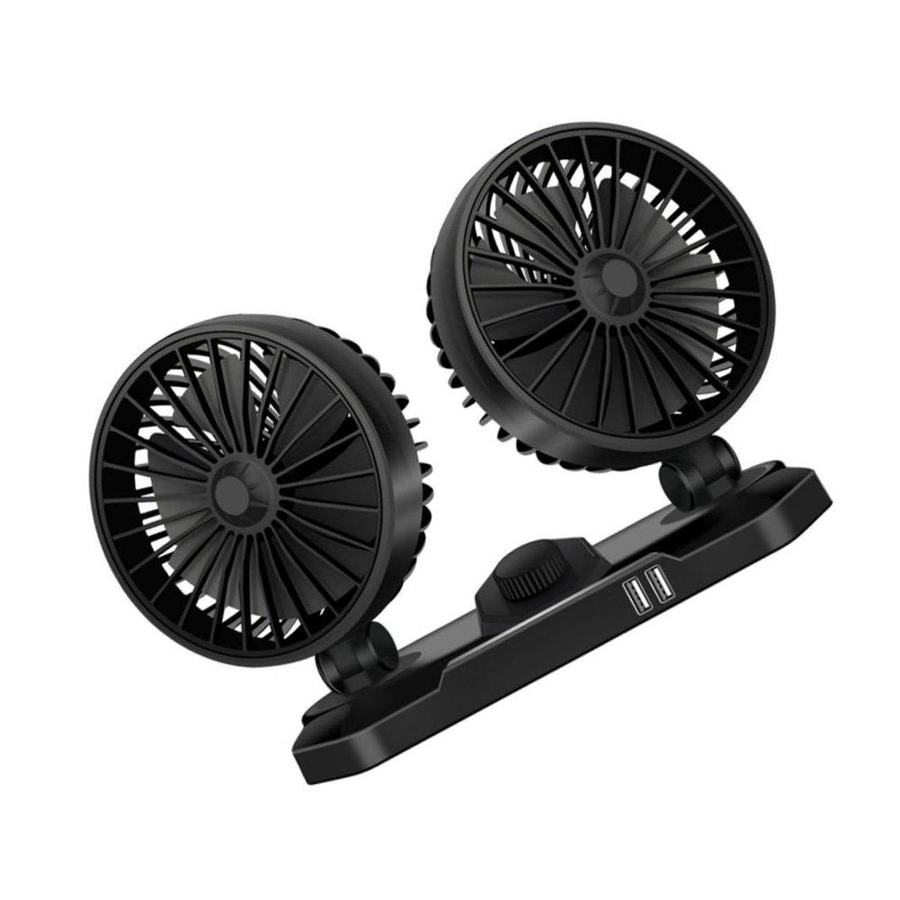 POPETPOP 12v Usb Electric Fan Adjustable for Cars and Suvs Efficient Car Cooling Low Power Consumption and Versatile Use for