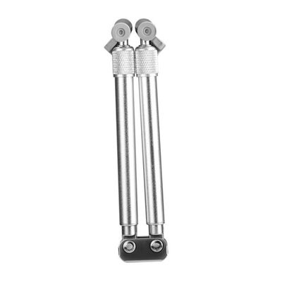 CHICAMPERA Adjustable Aluminum Alloy Laptop Stand Hollowed Cooling Rack for Notebooks and Tablets Stable Portable Heat Dissipating Office and Travel