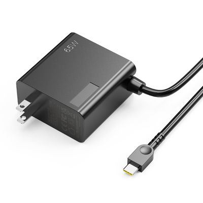 65W USB-C AC Laptop Charger Compatible with Lenovo ThinkPad T14 T15 E14 E15 X1 Carbon X13 Yoga Chromebook IdeaPad Power Supply Adapter