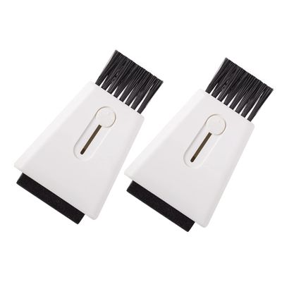 Happyyami 2pcs -Head Keyboard Clean Brush Oil Film Removal for Desktop Small Cleaning Brush