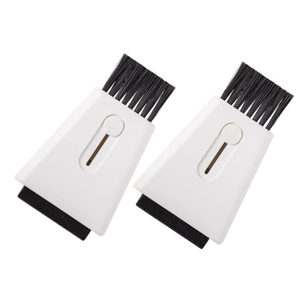 Happyyami 2pcs -Head Keyboard Clean Brush Oil Film Removal for Desktop Small Cleaning Brush