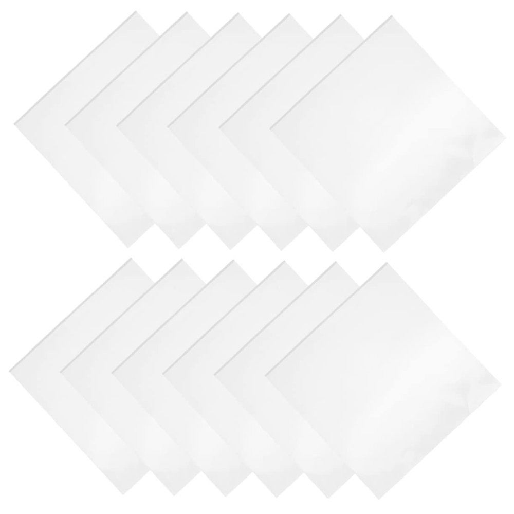 HOODANCOS 25PCS Adhesive Vinyl Record Outer Sleeves Plastic Record Protection Covers for Vinyl Suitable for Storage and Display