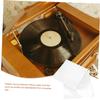 HOODANCOS 25PCS Adhesive Vinyl Record Outer Sleeves Plastic Record Protection Covers for Vinyl Suitable for Storage and Display view 4