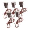 PRETYZOOM 5pcs Recessed Reed Door Window Sensor Magnetic Reed Alarm Garage Door Window Alarm for Safety view 1