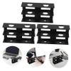 Angoily 1set Desk Laptop Mount Double Layer Bracket for Organizing Laptops Keyboards and Cables Sleek Design Clutter Workspace view 3