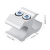 WRITWAA Aluminium Alloy Wheelchair Pipe Clamp Connector for 19mm 22mm view 2