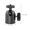 Gadpiparty 2pcs Rotating Metal Camera Gimbal Tripod Clamp Head Adapter Mount for Maniquin Heads Projector Stands view 2