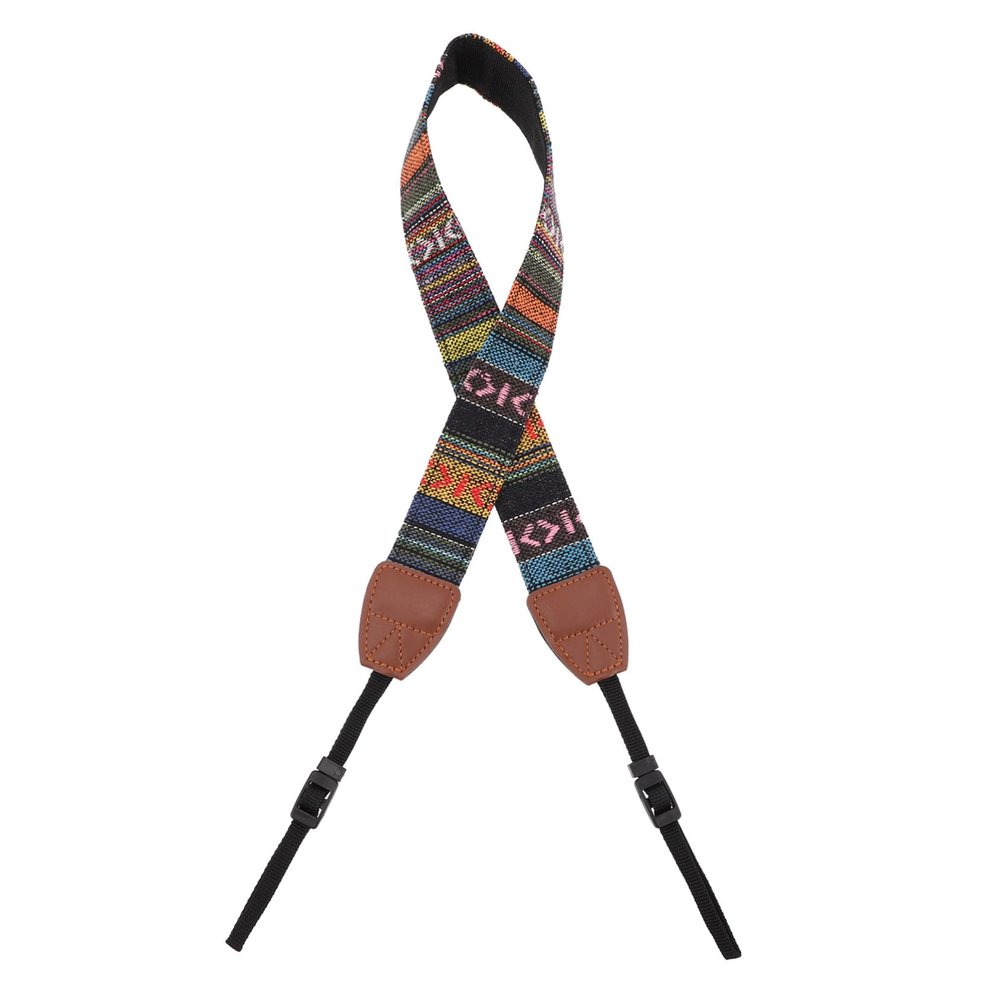 balacoo Camera Strap Crossbody for Camera Double-layer Leather Ends Shoulder Strap for Photographers