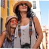 balacoo Camera Strap Crossbody for Camera Double-layer Leather Ends Shoulder Strap for Photographers view 4