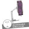 HOMSFOU Folding Tablet Stand Aluminum Alloy Desk Mount for Air Tablet Holder Silver view 2