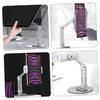HOMSFOU Folding Tablet Stand Aluminum Alloy Desk Mount for Air Tablet Holder Silver view 4