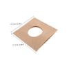 HANABASS 10pcs Record Sleeves Outer Kraft Paper Vinyl Record Cover Protector for view 2