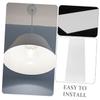 Holibanna Light Barrier for Ceiling Light Led Ceiling Fixture Diffuser Plate Lampshade Accessories view 2