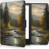Case for Kindle 2024/2022 11th Generation | Slim, Scratch-Resistant, Auto Wake Up/Sleep, Waterproof, Anti-Collision Design Greenwood Trail Pattern PU + TPU Protective Cover, 6 inch (2) view 3