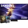 Samsung 55 inch OLED 4K S90F Smart TV (2025) Vision AI, OLED HDR+, AI Motion Enhancer Pro Bundle with CPS Exclusive 1-Year Protection & Deco Gear Complete Home Theater Beginner's Guidebook view 1
