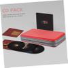 PRETYZOOM 80-Slot CD Case Portable Storage Binder Hard Cover Travel-Friendly DVD Organizer for Home Office and Car view 4