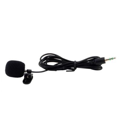 Abaodam Mini Clipper Lavalier Microphone for Teaching and Lectures Omnidirectional Cable Portable Clip Design Compatible Smartphones and Cameras