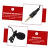 Abaodam 2pcs Wireless Lapel Microphone Clip Mic for USB Gaming Microphone Noise Reduction view 3