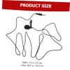 Abaodam 2pcs Wireless Lapel Microphone Clip Mic for USB Gaming Microphone Noise Reduction view 4