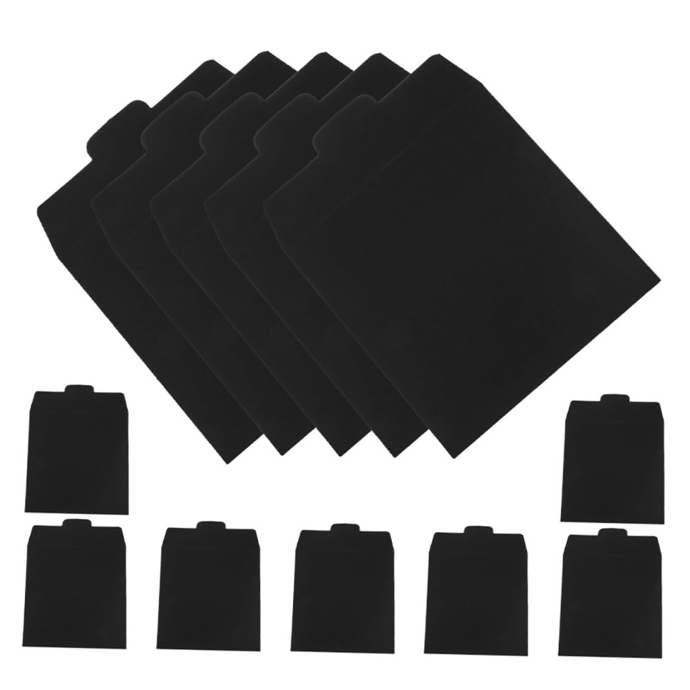 ARTIBETTER 12pcs Card Paper Cd Dvd Sleeves Envelope Holders for Disc Storage for Organizing Wedding Cards and Important Documents