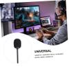 Abaodam 3pcs Mic for Phone Portable Microphone Set Straight Cutting Mono Stereo Sound for Speaker Home Office view 2