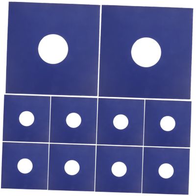 DECHOUS 10pcs Vinyl Record Outer Sleeves Album Covers Jacket Dustproof Scratch Resistant