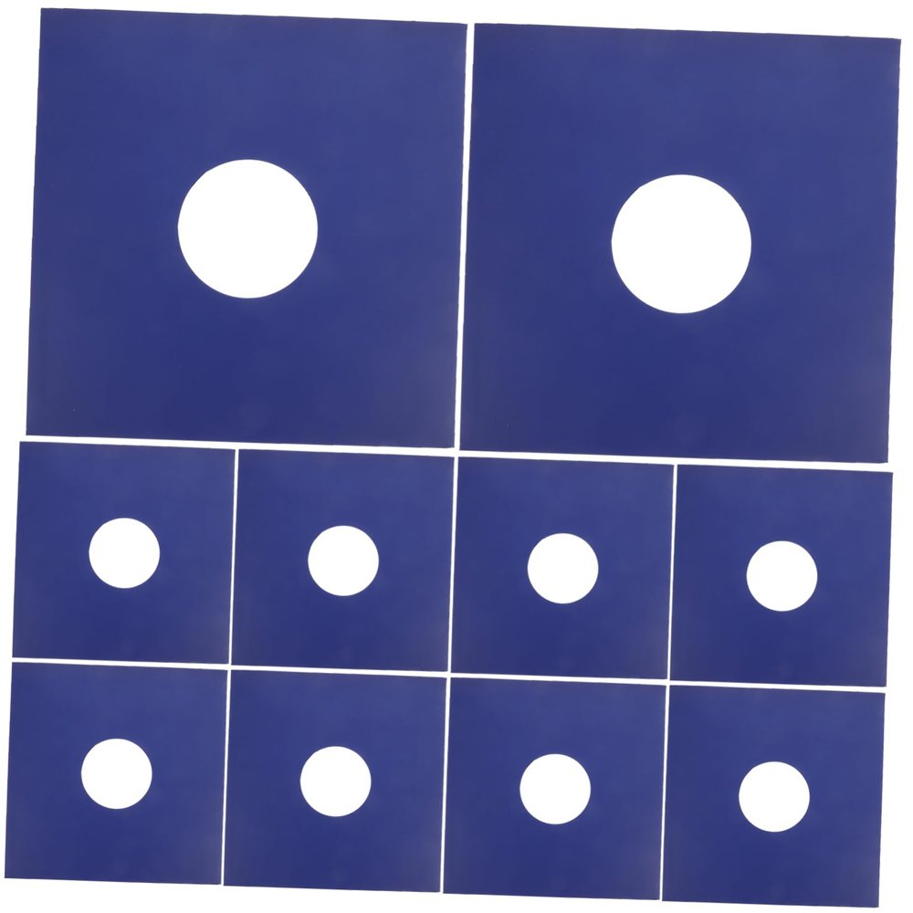 DECHOUS 10pcs Vinyl Record Outer Sleeves Album Covers Jacket Dustproof Scratch Resistant