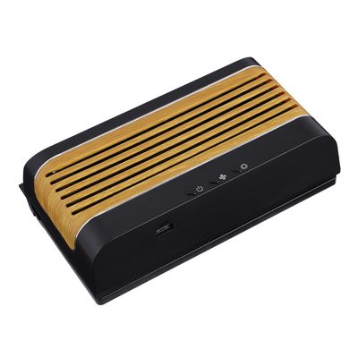 Zerodeko 1pc Car Ventilating Fan USB Solar Auto Window Vent Fan Solar Car Rechargeable Black