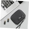 DOITOOL 1set Portable Hard Drive Organizer Case Compact Storage Bag for Data Cables and Earphones Shock-resistant Material for Travel and Daily Use view 3