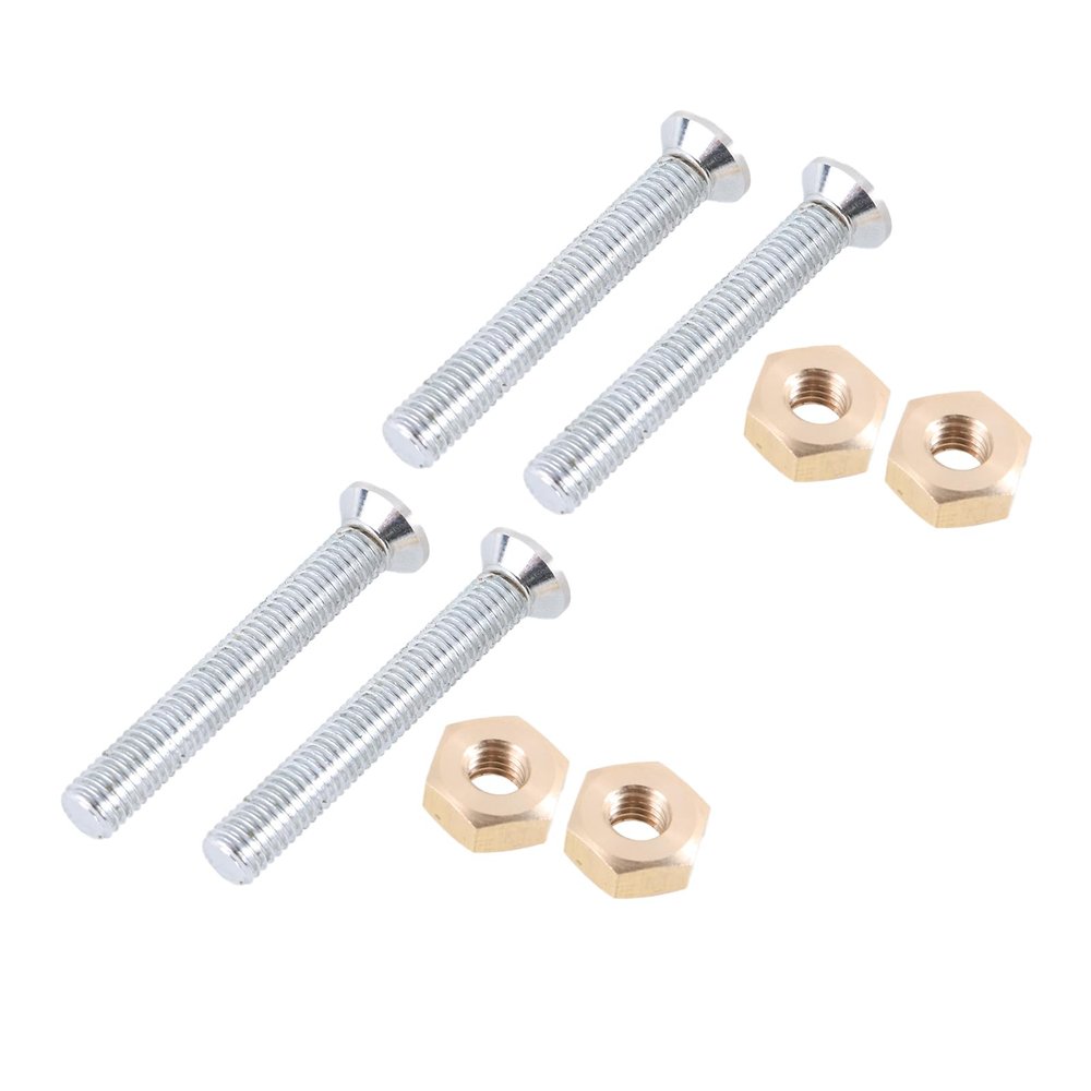 4Pcs 6mm Stainless Steel Turntable Panel Fixing Screws Nut For Garrard 301 Turntable Record Players Accessories