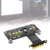 jiingekk NVME MKey SSD To PCIEx4 Expansion Board With Cooling Fan And Color LED PCIEx4 Adapter 2230-2280 SSD view 2