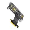 jiingekk NVME MKey SSD To PCIEx4 Expansion Board With Cooling Fan And Color LED PCIEx4 Adapter 2230-2280 SSD view 4