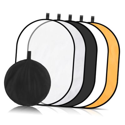Tofficu Survey Reflector for Photography Collapsible Light Reflector Outdoor Photo Accessories Reflective Panel
