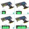 jiingekk NVME MKey SSD To PCIEx4 Expansion Board With Cooling Fan And Color LED PCIEx4 Adapter 2230-2280 SSD view 3