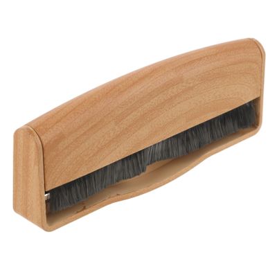 Toddmomy Portable Record Cleaning Brush Wood Handle Anti-Static for Vinyl Records Turntable Cd Player