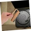 Toddmomy Portable Record Cleaning Brush Wood Handle Anti-Static for Vinyl Records Turntable Cd Player view 2