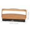Toddmomy Portable Record Cleaning Brush Wood Handle Anti-Static for Vinyl Records Turntable Cd Player view 3