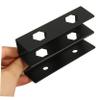 DOITOOL 1 Set Under Desk Mount Double Layer Bracket for Laptops Keyboards Organizer Rack for Cable Boxes Network Switches Elegant Design view 2