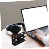 DOITOOL 1 Set Under Desk Mount Double Layer Bracket for Laptops Keyboards Organizer Rack for Cable Boxes Network Switches Elegant Design view 4