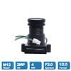 PINGANRUYI Camera Lens CCTV 2MP 1080P 4mm M12 Interface Aperture F2.0 with IR Cut Function for Surveillance Security Cameras view 2