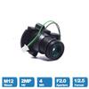 PINGANRUYI Camera Lens CCTV 2MP 1080P 4mm M12 Interface Aperture F2.0 with IR Cut Function for Surveillance Security Cameras view 3