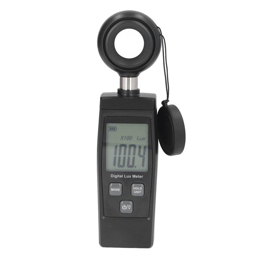 RZ851 Handheld Digital Illuminance Meter Mini Portable Light Meter for Lamps Animal Husbandry Mining Industries ABS Material 150g Weight