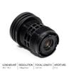 PINGANRUYI HD CCTV Lens 3.97mm 720P 1 Megapixel M12*P0.5 Interface F1.6 CCV Lens for Surveillance Security Camera Accessories view 3