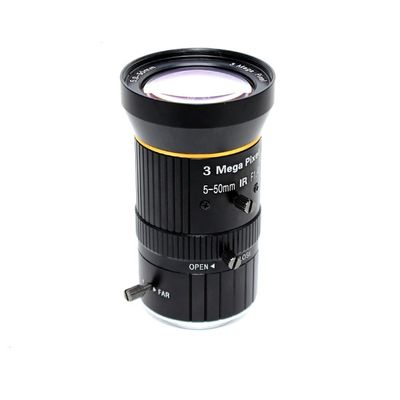 PINGANRUYI Zoom Lens 5-50MM HD3.0 Megapixel CS Mount Manual Iris 1/2.7" F1.4 for Industrial Machine Vision Camera CCTV IP Camera