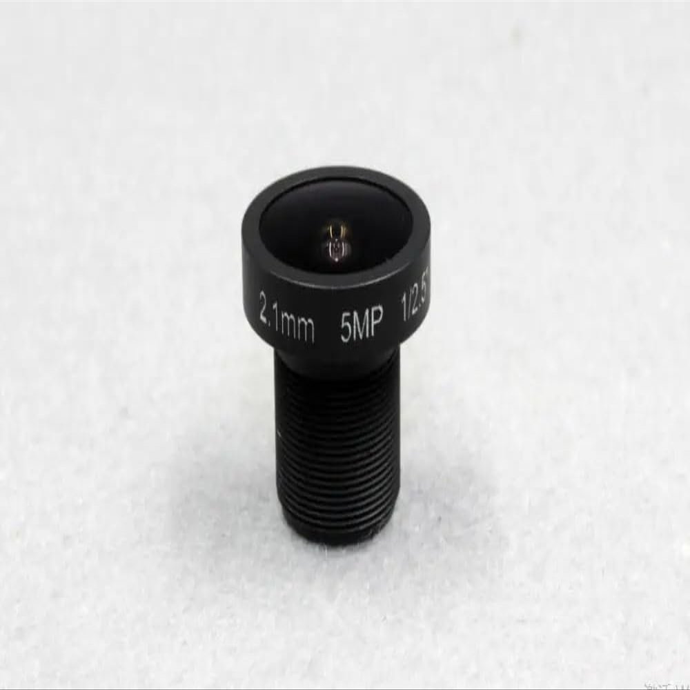 PINGANRUYI HD CCTV Fisheye Lens 5 MP 2.1mm M12*0.5 Interface 1/2.5 F2.0 150 Degree for Video Surveillance IP Camera