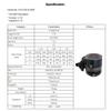 PINGANRUYI Lens HD 4K 8 Megapixels CS Mount Varifocal 3.6-10MM Aperture F1.6 Format 1/1.8 Auto Iris Suitable for Security Cameras view 4