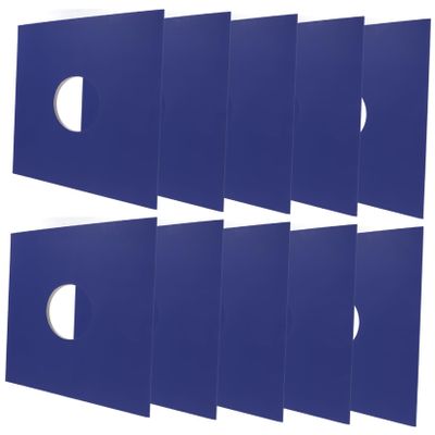 SUPVOX 10pcs Vinyl Record Sleeves Outer Sleeves for Scratch Tear Liquids for Display Storage