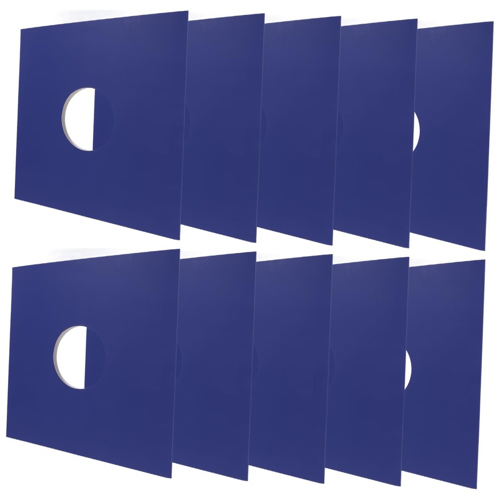 SUPVOX 10pcs Vinyl Record Sleeves Outer Sleeves for Scratch Tear Liquids for Display Storage