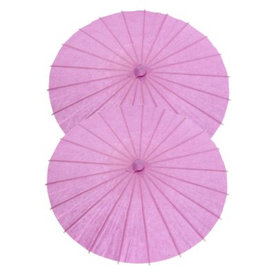 MAGICLULU 2pcs Paper Umbrellas Boys and Girls Drawing Chinese Oiled Paper Handmade Blank Parasol Diy Graffiti Decorative Lightweight