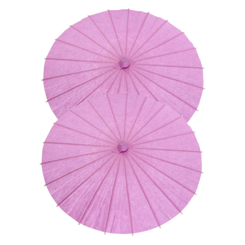 MAGICLULU 2pcs Paper Umbrellas Boys and Girls Drawing Chinese Oiled Paper Handmade Blank Parasol Diy Graffiti Decorative Lightweight